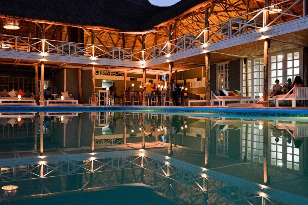 Kigali nightlife — dancing and lights